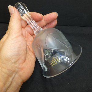 Vintage Viking glass leaves bell